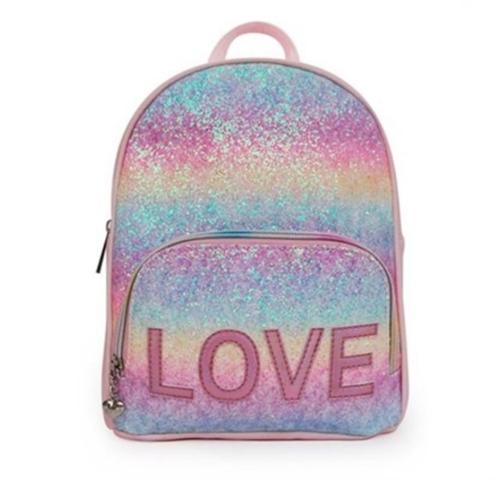 Glittery Rainbow Kids Backpack
